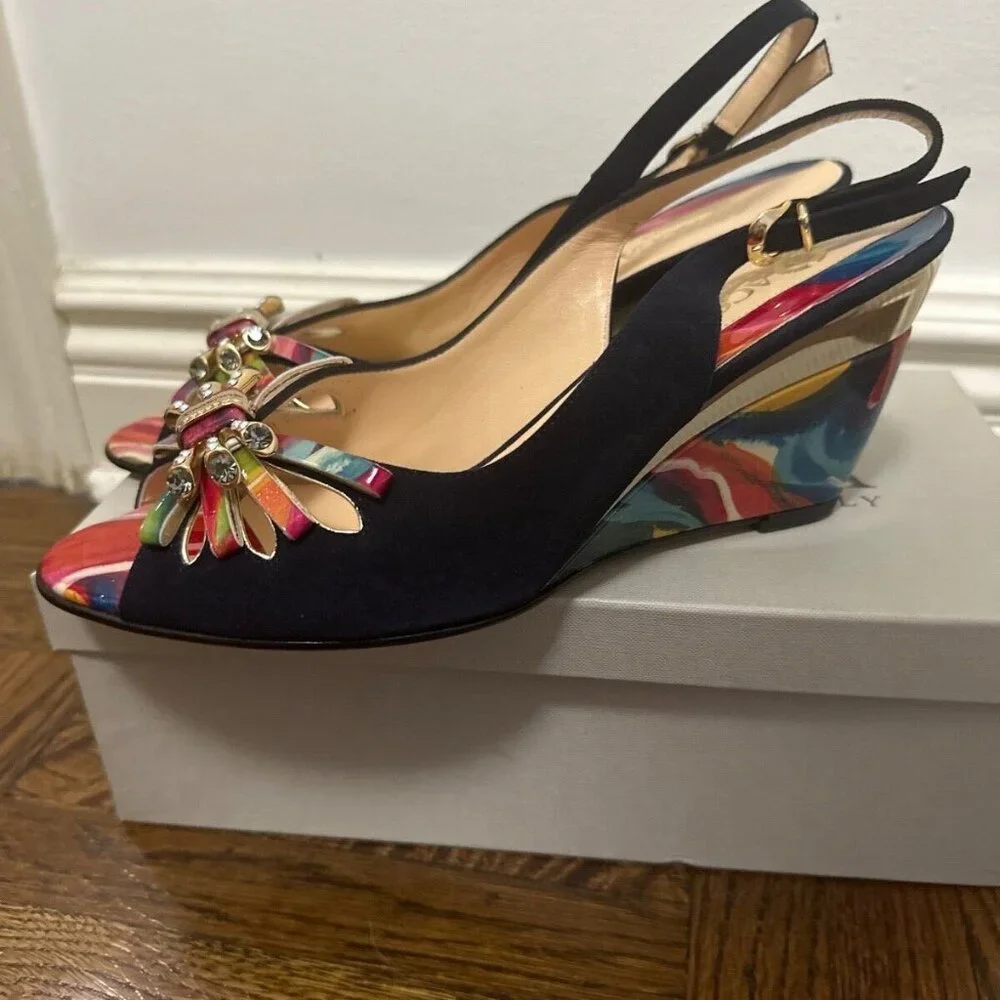 Accademia of Venice Wedge Sandals - Picture 5 of 6